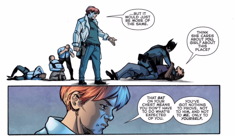 art from Batman Beyond #12 by Siya Oum, Dexter Vines, Tony Avina, and Travis Lanham